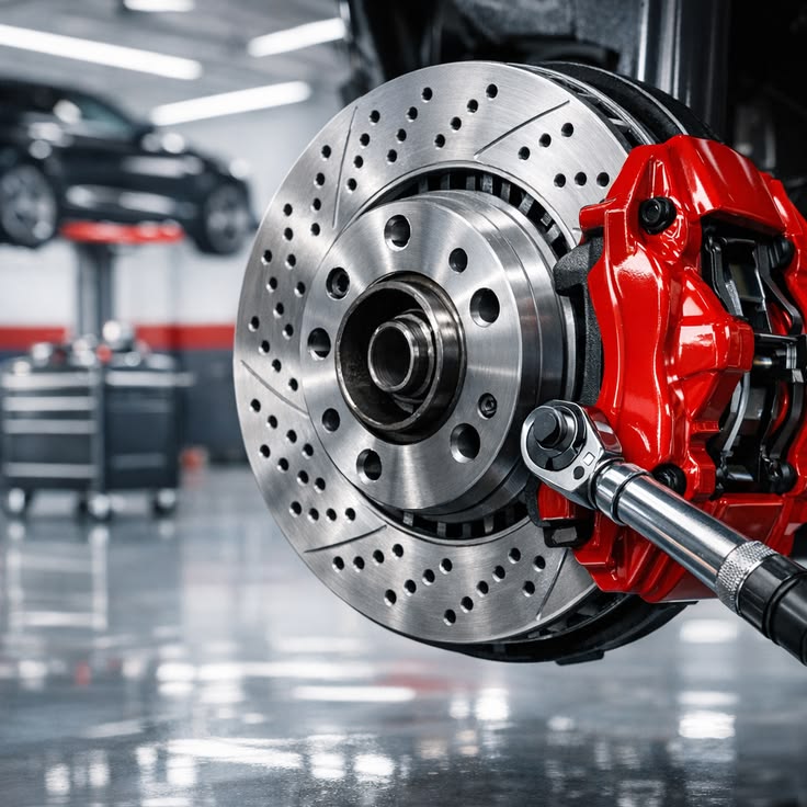Brake disc and caliper